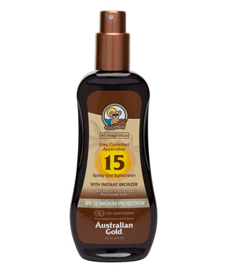 Australian Gold SPF 15 Spray gel con bronzer - Protezione 237 ml N03353-02