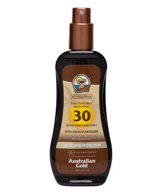 Australian Gold SPF 30 spray gel con bronzer - Protezione 237 ml N03341-02