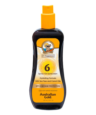 Australian Gold SPF 6 olio spray con carota - Protezione 237 ml N03318-01