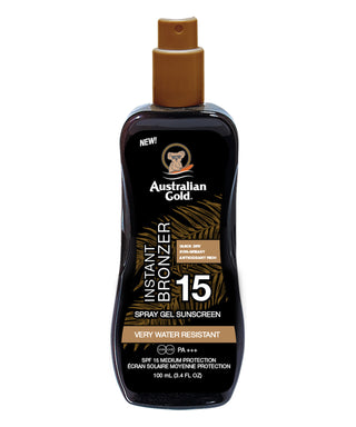 Australian Gold SPF 15 Spray gel con bronzer - Protezione 100 ml N03353-01