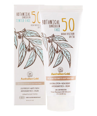 Australian Gold Botanical SPF 50 tinta viso 88 ml Fair Light N03102-01