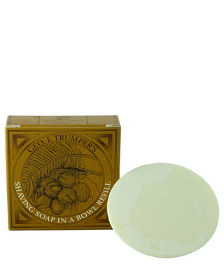 Geo F. Trumper Perfumer Sapone da barba solido al Cocco 80 g Refill N04098-02