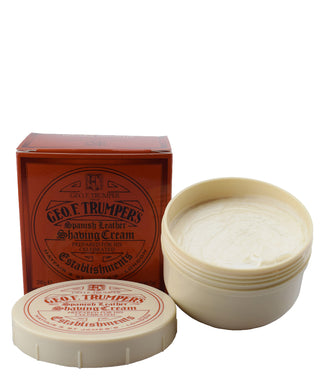 Geo F. Trumper Perfumer Spanish Leather crema da barba bowl 200 g N04074-01