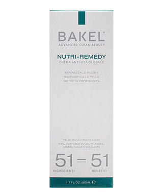 Bakel Nutri-Remedy crema antietà globale pelle secca e molto secca 50+50 ml N03371-02