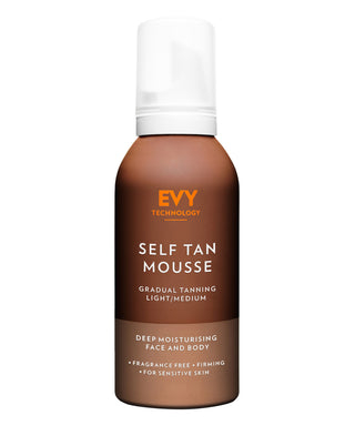 EVY Technology Self Tan mousse viso e corpo light/medium - Autoabbronzante 150 ml N03905-01