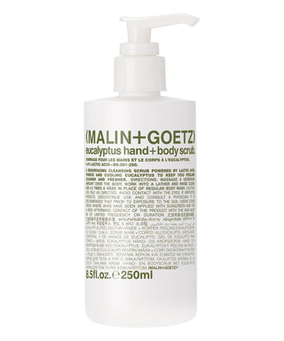 Malin+Goetz Scrub mani e corpo all'eucalipto 250 ml N04331-01