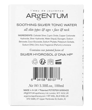 ARgENTUM L'Eau de Jouvence acqua tonica lenitiva all'argento 100 ml N03175-01