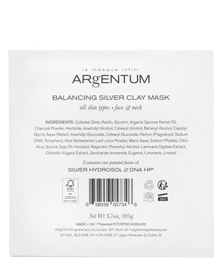 ARgENTUM Le Masque Infinie maschera di argilla argentata riequilibrante 105 g N03178-01