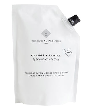 Essential Parfums Orange x Santal sapone mani e corpo 500 ml Refill N03867-02