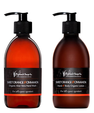 Highland Soap Co. Sweet Orange & Cinnamon set regalo per la cura delle mani 300 ml N04103-01