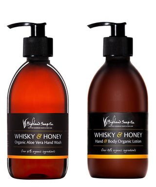 Highland Soap Co. Whisky & Honey set regalo per la cura delle mani 300 ml N04104-01