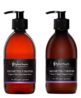 Highland Soap Co. Wild Nettle & Heather set regalo per la cura delle mani 300 ml N04105-01
