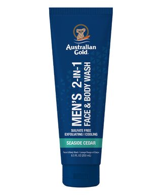 Australian Gold Men’s 2-in-1 bagnoschiuma Seaside Cedar 250 ml N03274-01