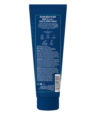 Australian Gold Men’s 2-in-1 bagnoschiuma Seaside Cedar 250 ml N03274-01
