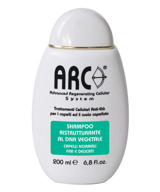 ARC Shampoo ristrutturante al DNA vegetale capelli normali-fini-delicati 200 ml Flacone shampoo per capelli N03164-01
