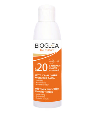 Bioglea Latte Solare corpo protezione bassa SPF20 150 ml N05878-01