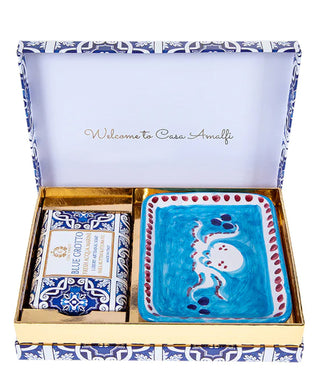 Casa Amalfi Blue Grotto Polipo Saponetta Set Regalo 150 gr N06422-01
