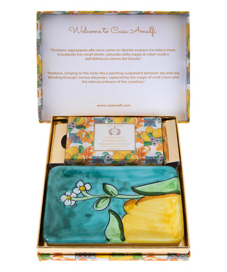Casa Amalfi Buongiorno Positano Limone Saponetta Set Regalo 150 gr N06431-01