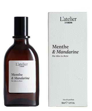 L'Atelier 100BON Menthe & Mandarine Eau de Parfum 50 ml Flacone profumo N06500-01 