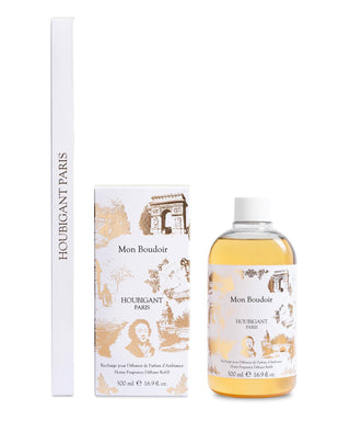 Houbigant Paris Mon Boudoir Diffusore con bastoncini 500 ml Flacone profumo per ambienti ricarica N06522-02