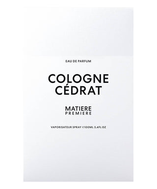 Matiere premiere Cologne Cedrat Eau de Parfum 100 ml Flacone profumo N06770-03-1